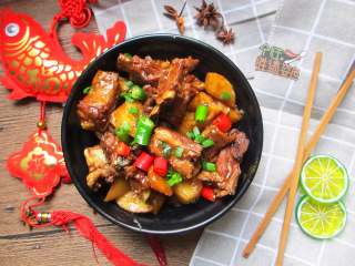 15、土豆烧排骨,大家试试看