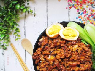18、香菇卤肉饭, 大家可以试试看，特别好吃