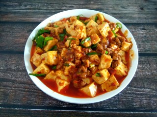 12、香辣肉沫豆腐,成品图