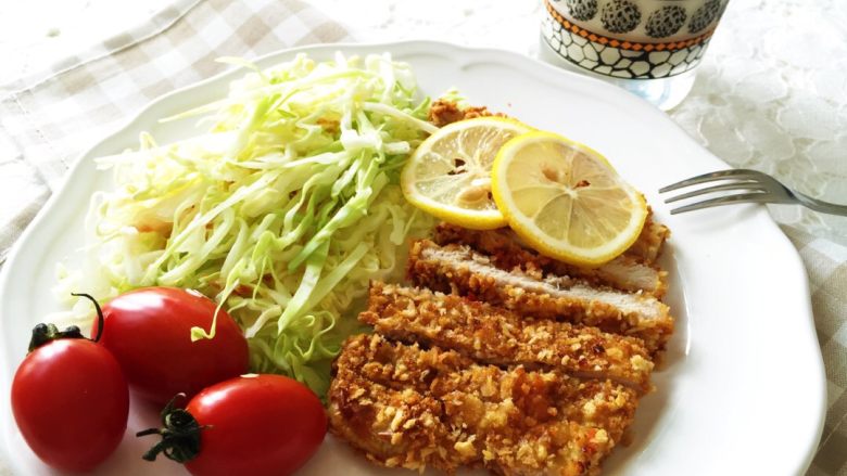 小芽早餐-日式炸猪排（烤箱版非油炸）