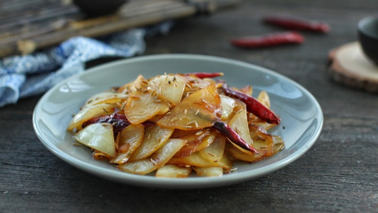 孜然洋葱土豆片