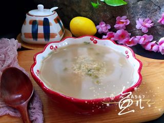 10、绿豆小米粥,上桌了