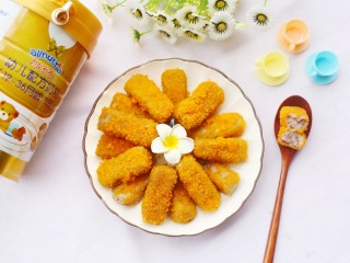 13、喜庆又好吃的黄金芋头酥,成品。