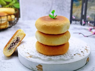 16、蜜豆喜饼～香甜松软,香甜松软可口。