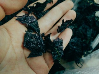 6、紫菜光饼，也叫福州肉烧,紫菜用剪刀✂️剪成小块