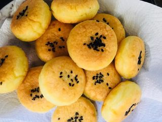 28、土豆饼,出锅,土豆饼做好了,开吃!