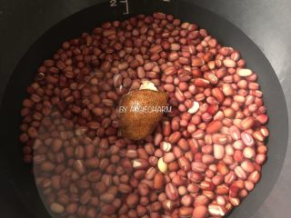 1、无油陈皮红豆馅小面包,红豆洗干净浸泡一晚上。过水两遍，倒进压力锅，加入红豆两倍高度的水，新会陈皮一片。无压力锅就要耐心煮哦，可能需要两小时。