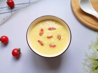 16、鸡蛋小米粥,好吃又暖和。