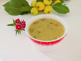 1、绿豆小米粥,绿豆小米粥。