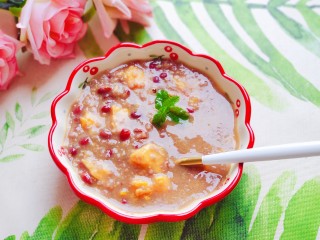 15、红豆小米粥,成品图