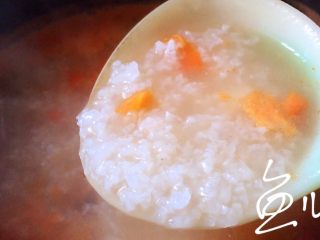 13、鲜虾干贝粥,继续煮10分钟