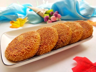 15、芝香南瓜饼,做好啦！太香甜啦！