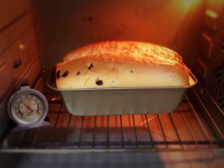 18、蔓越梅玉枕蛋糕,蛋糕蓬发中。