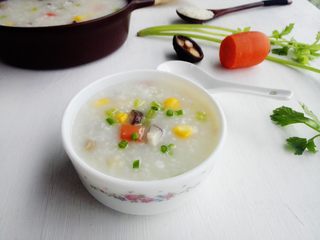 11、玉米胡萝卜香菇粥,成品图2