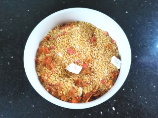 2、绿豆小米粥,南瓜小米