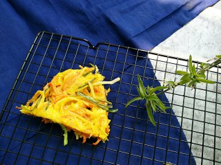 18、黄金田园菜饼,就剩下这一块了，没吃饱！