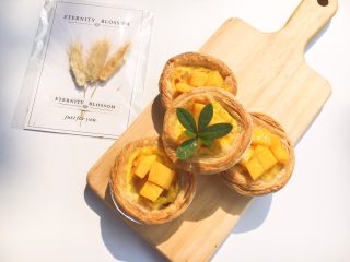 8、芒果蛋挞,完成