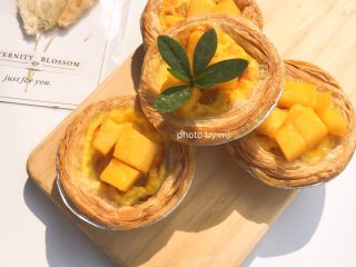 9、芒果蛋挞,开吃