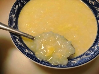 14、美味蛋花粥,清淡适口,开吃了啦,美味的蛋花粥