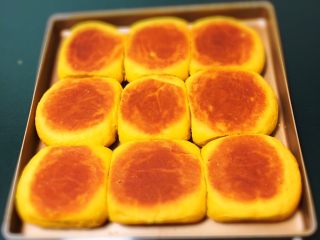18、南瓜喜饼+芝麻核桃味,烤完拿出冷却。