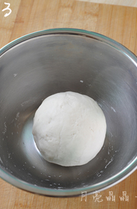 3、上海生煎,揉合成光滑面团,放温暖处发酵至两倍大。