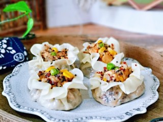 23、糯米藜麦鸡胸时蔬烧菜,每一口都是藜麦糯米、时蔬,鸡肉哈~