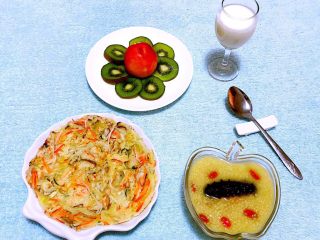 6、海参枸杞小米粥,海参枸杞小米粥的营养价值及其丰富适合身体较弱者食用