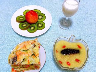 11、海参枸杞小米粥,美食是永远不可辜负的