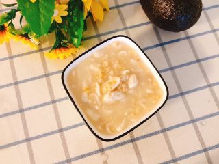 12、燕麦花生汤粥-早餐,成品图。