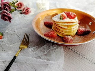 19、#元气早餐#软香小松饼,成品图