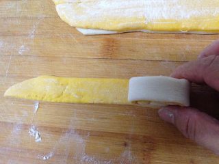 2、会吐珠的贝壳馒头,取一条从头至尾的卷起