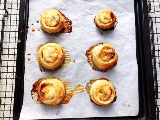 15、香蕉飞饼卷,时间到，取出