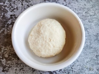 3、超喧软小笼包,最后揉成光滑面团,放温暖处醒发。