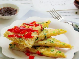 13、面条鸡蛋饼,成品欣赏