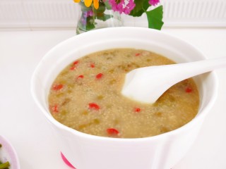 20、山药枸杞粥,成品图