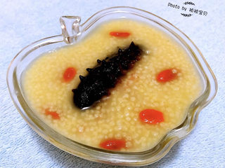 9、小米海参粥,特别是冬天数九天每天坚持喝一碗这样的粥您的免疫力会大大提高