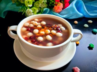 12、自制蜜豆,煮的桂花汤圆里加了蜜豆，也是美美哒！