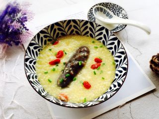 17、暖胃滋补养生粥+海参小米粥,鲜香美味