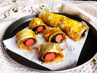 16、东北烤冷面,把冷面切开就可以吃了~