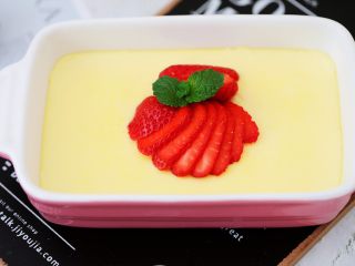 13、无需烤箱的奶香布丁,图二