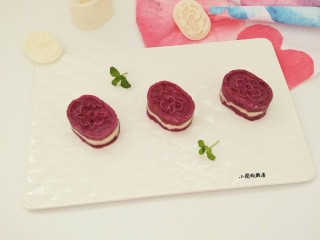 11、山药紫薯糕,是不是超级简单呢