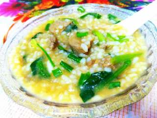 7、猪肝瘦肉粥,趁热吃吧！