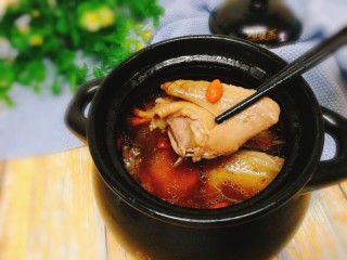 28、辅食计划+乳鸽红菇汤,成品图