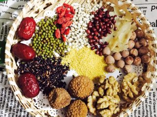 1、腊八粥,食材大合照