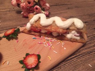 20、【独家】草莓拿破仑,同样重复前面的步骤。