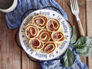 18、赤豆糯米蛋卷,成品图~