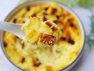 14、酥脆软滑的蛋奶吐司布丁,一口一口停不下来的节奏～