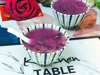 19、紫薯小米粥,漂亮的颜色