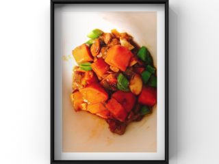 6、猪肝小米青菜粥,猪肝炒红薯蒜苗就完成啦！