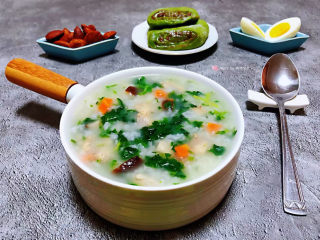 12、香菇滑鸡粥,看着就好有食欲哦